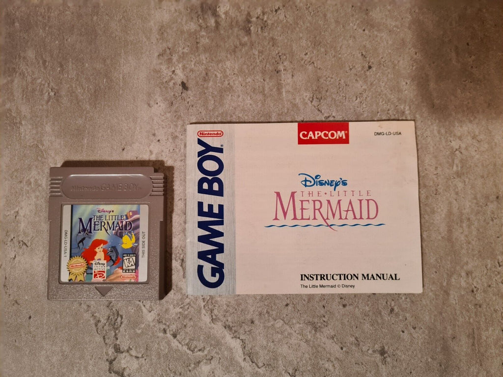 Nintendo Game Boy Classic Disney's The Little Mermaid mit OVP und Anleitung USA - T-Retro-Games 