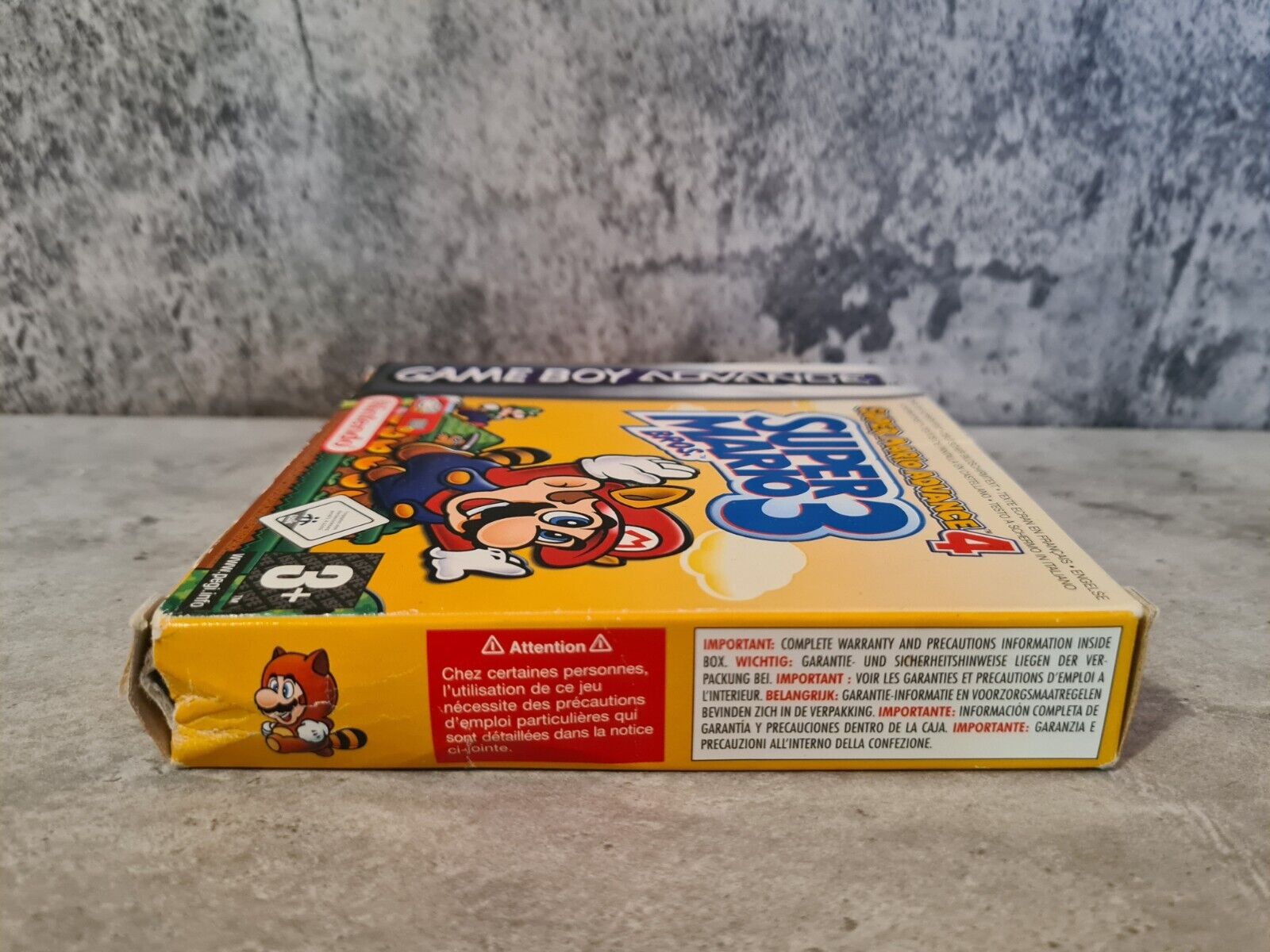 Nintendo Gameboy Advance Super Mario Bros. 3 mit OVP und Anleitung EUR - T-Retro-Games 