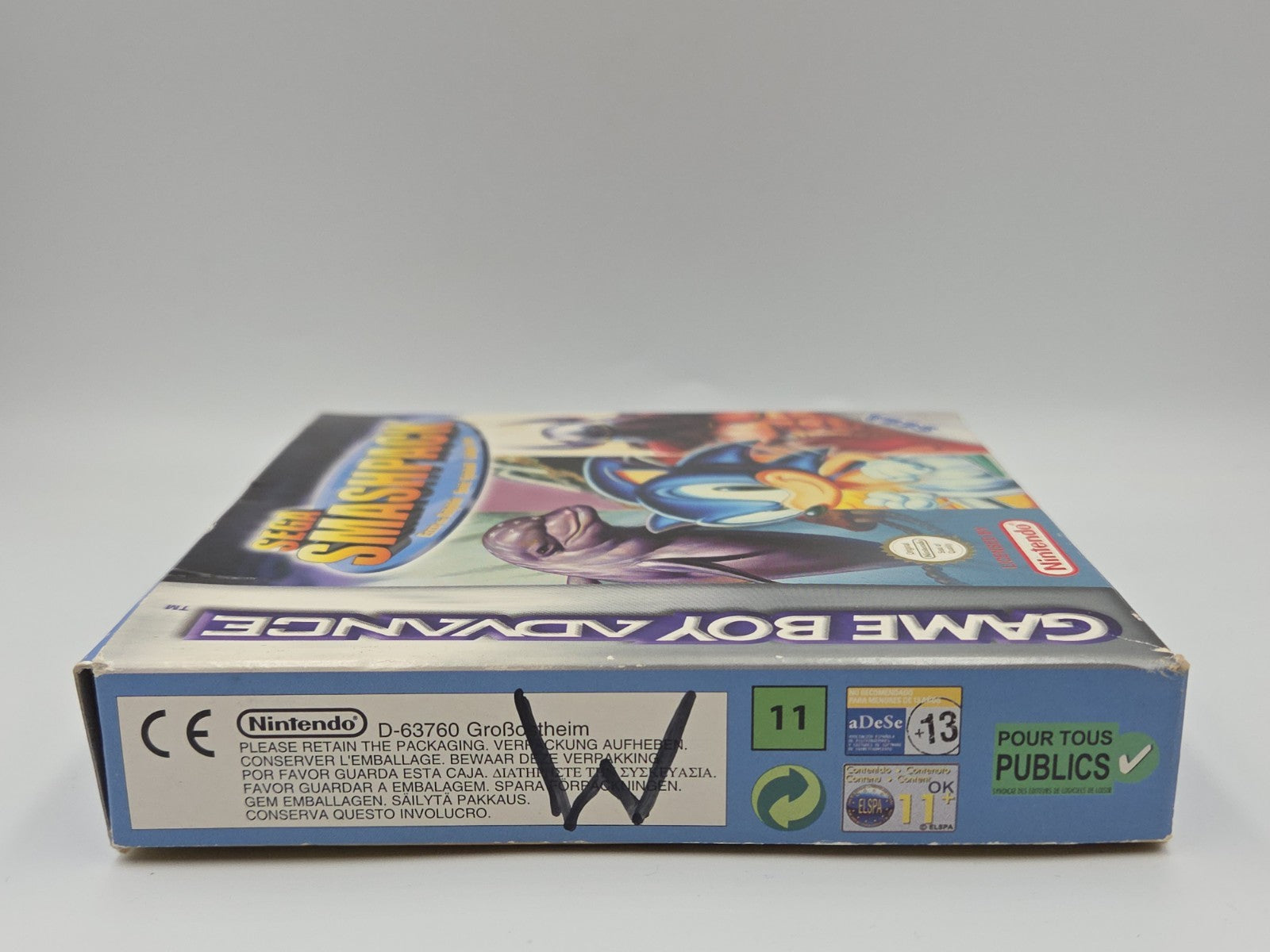 Nintendo Game Boy Advance Spiel Sega Smashpack mit OVP und Anleitung EUR