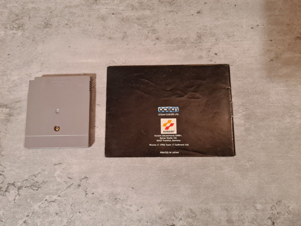 Game Boy Classic Worms mit OVP und Anleitung NOE - T-Retro-Games 