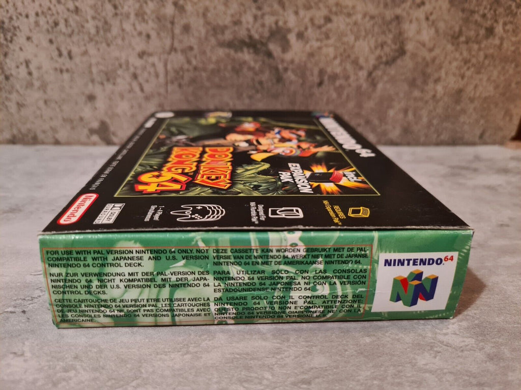 N64 Nintendo 64 Donkey Kong 64 mit OVP und Anleitung + Expansion Pak SCN - T-Retro-Games 