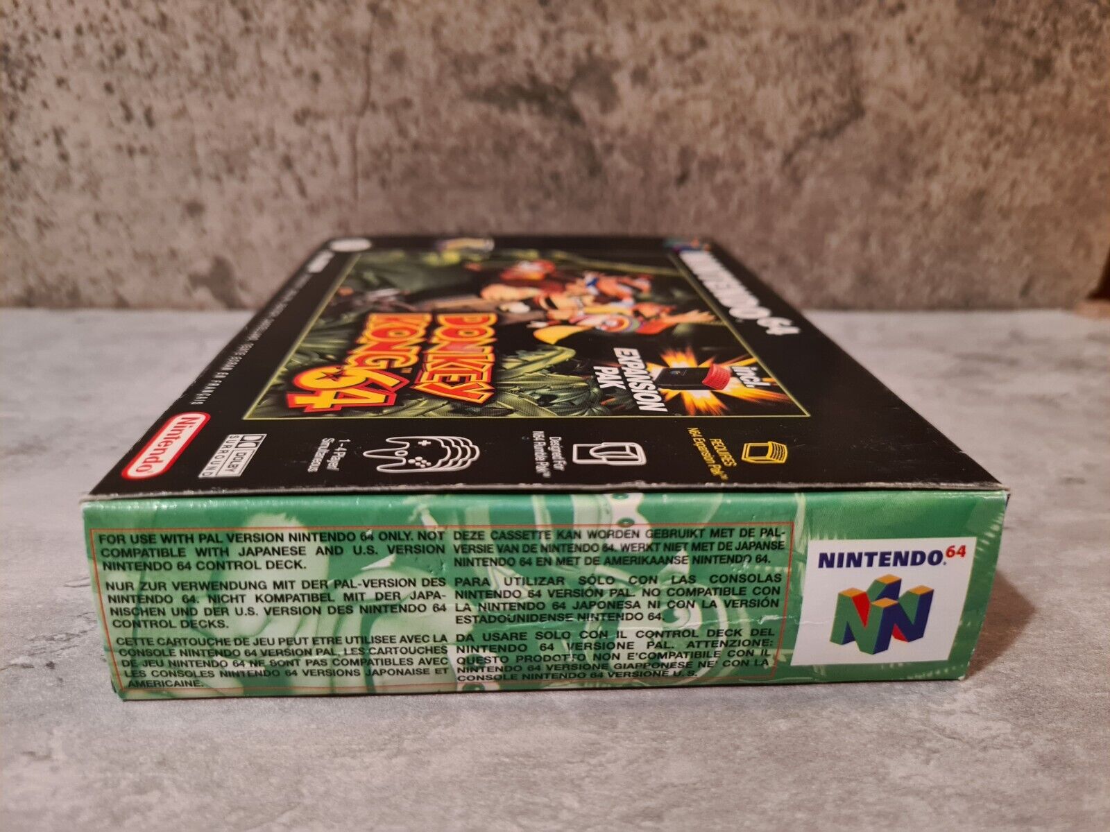 N64 Nintendo 64 Donkey Kong 64 mit OVP und Anleitung + Expansion Pak SCN - T-Retro-Games 