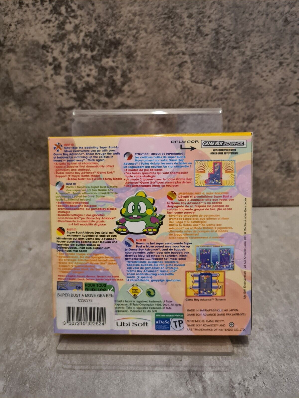 Nintendo Gameboy Advance Super Bust-A-Move mit OVP und Anleitung EUR - T-Retro-Games 