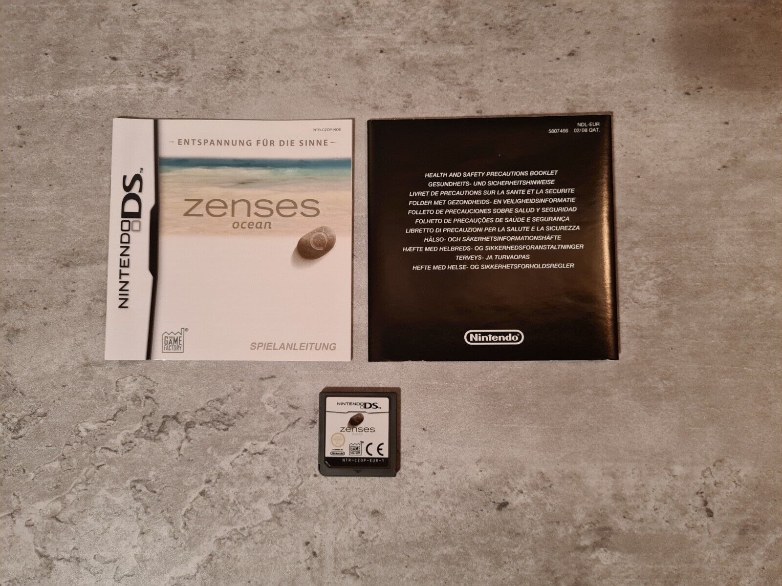 Nintendo DS Zenses Ocean mit OVP und Anleitung NOE - T-Retro-Games 