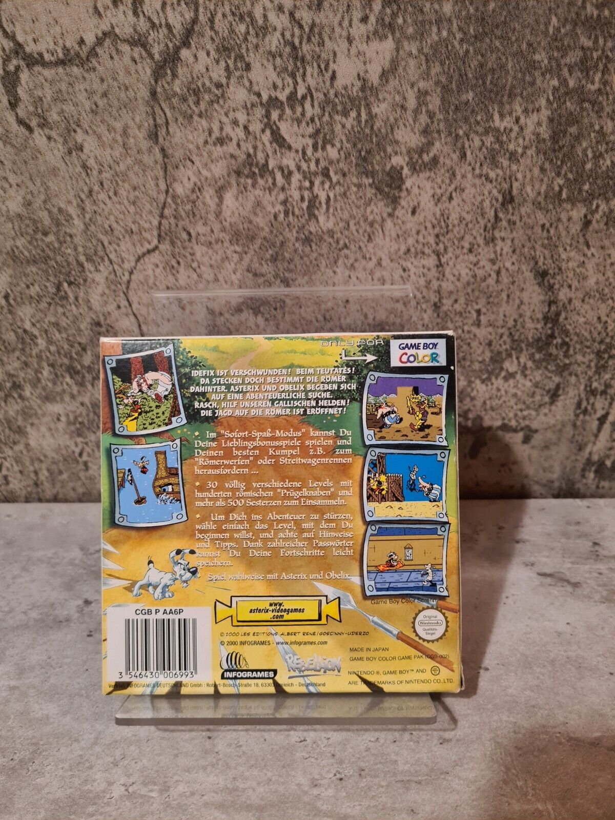 Game Boy Color Asterix Auf der Suche nach Idefix mit OVP und Anleitung NOE - T-Retro-Games 