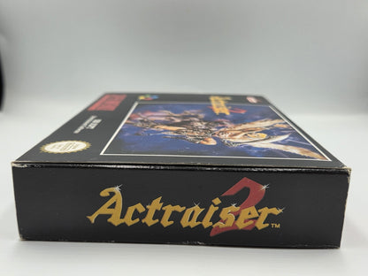 SNES Super Nintendo ActRaiser 2 mit OVP und Anleitung + Poster EUR