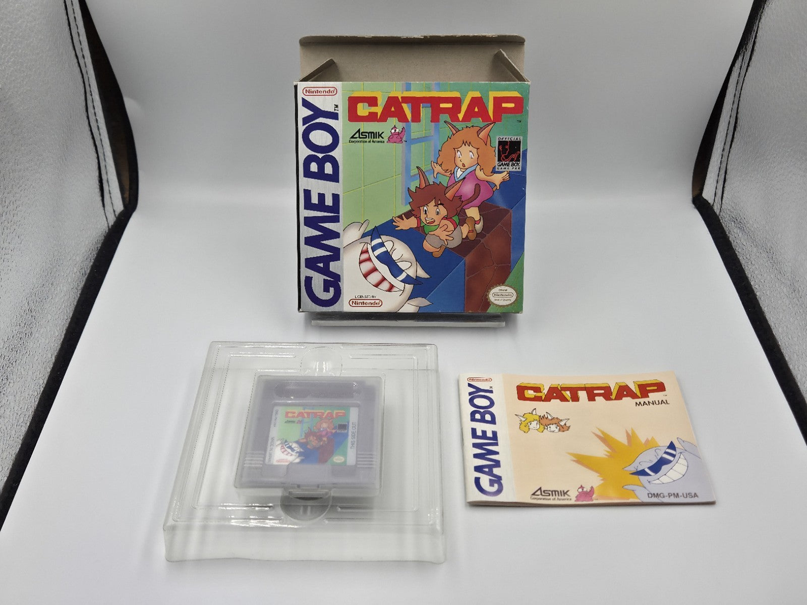 Nintendo Game Boy Classic Spiel Catrap mit OVP und Anleitung USA