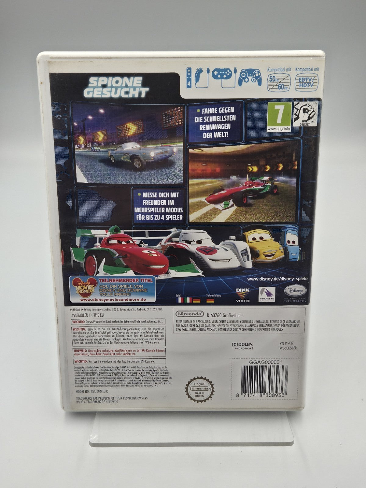Nintendo Wii Spiel Disney Pixar Cars 2 mit OVP und Anleitung NOE