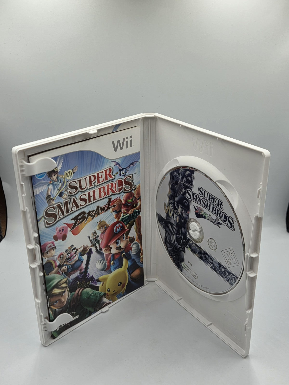 Nintendo Wii Spiel Super Smash Bros. Brawl mit OVP und Anleitung NOE