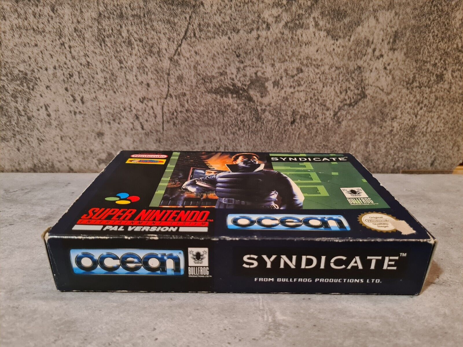 SNES Super Nintendo Syndicate mit OVP und Anleitung NOE - T-Retro-Games 
