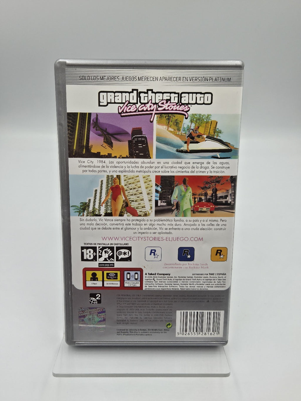 Sony PSP Grand Theft Auto Vice City Stories mit OVP und Anleitung + Poster ESP