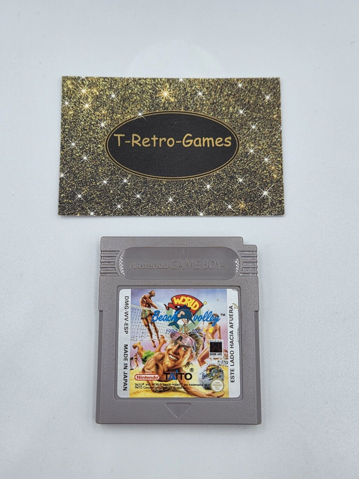 Nintendo Game Boy Classic Spiel World Beach Volley Modul ESP - T-Retro-Games 