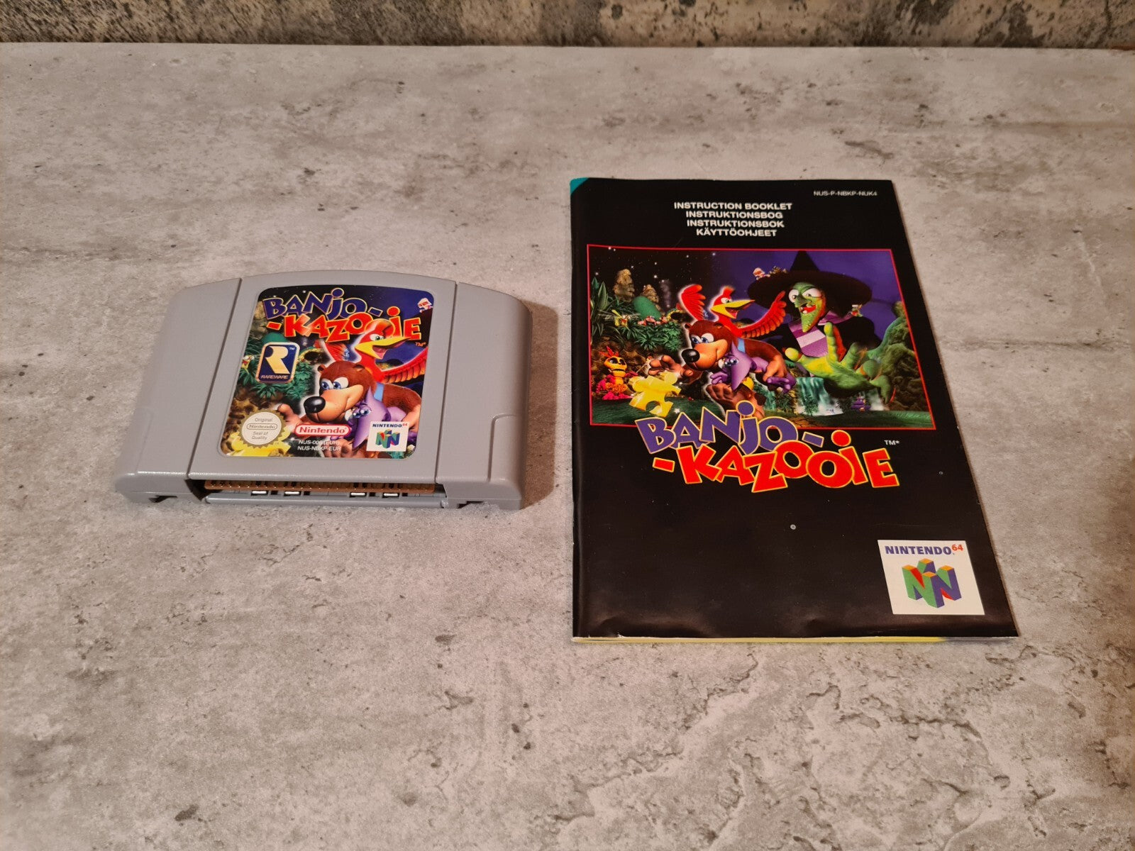 N64 Nintendo 64 Banjo Kazooie mit OVP und Anleitung NUKV