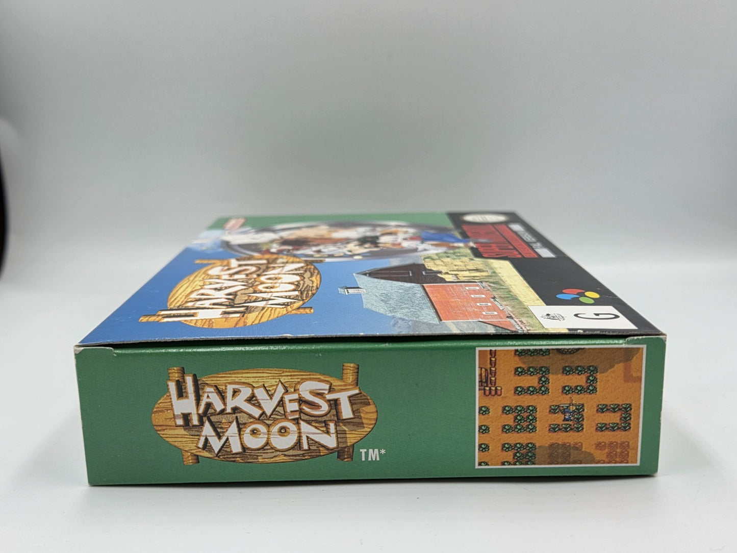 SNES Super Nintendo Harvest Moon mit OVP und Anleitung AUS