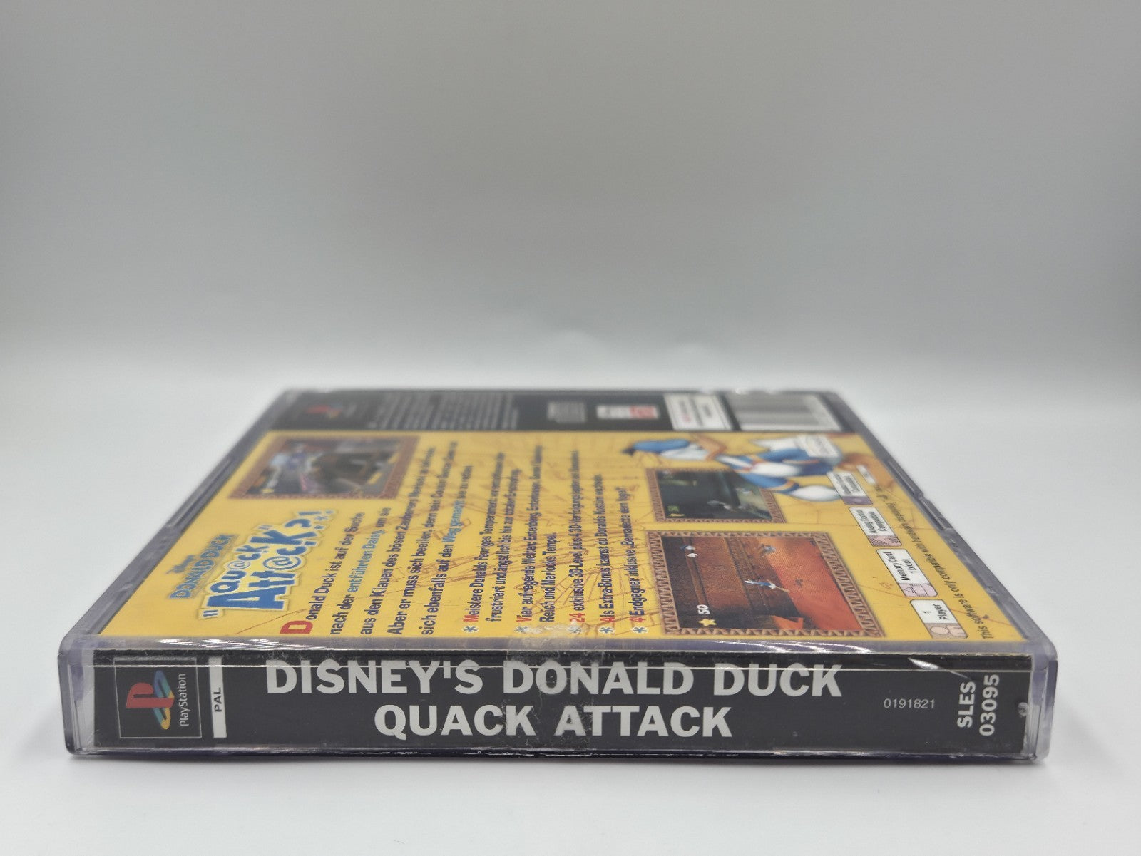PS1 Spiel Disney's Donald Duck Quack Attack mit OVP und Anleitung Deutsch