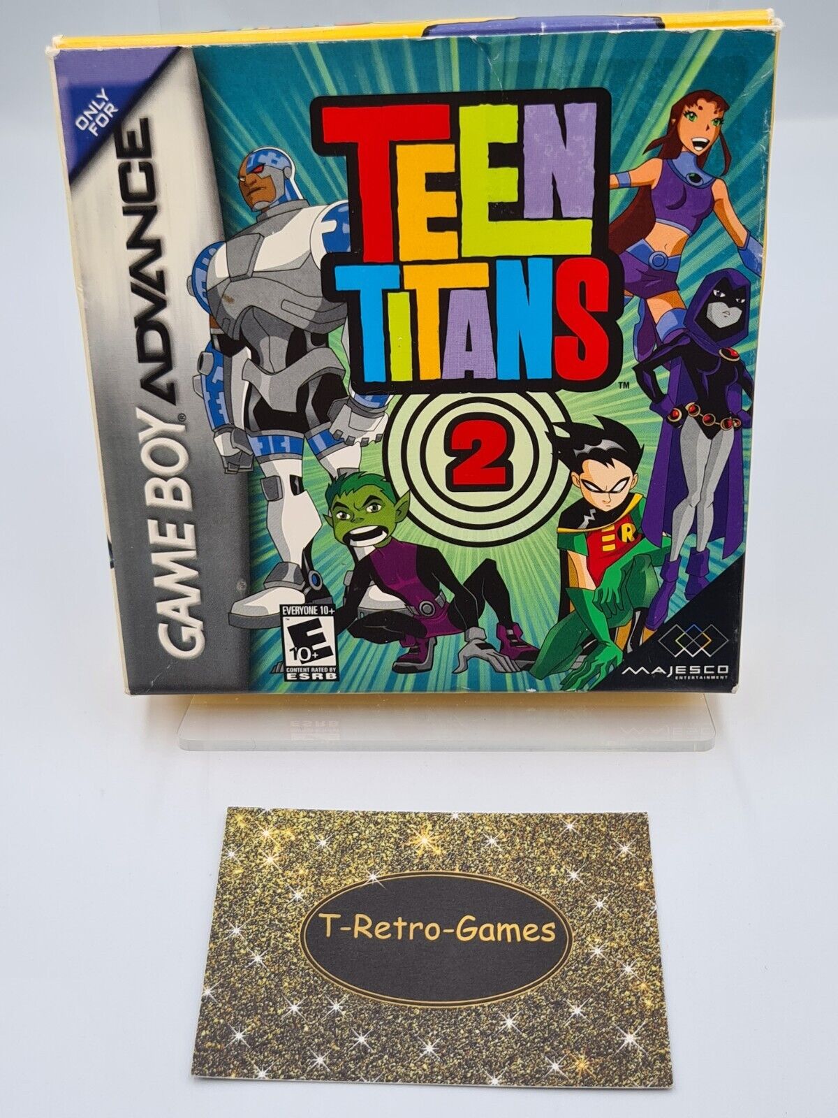 Nintendo Game Boy Advance Teen Titans 2 mit OVP und Anleitung USA - T-Retro-Games 