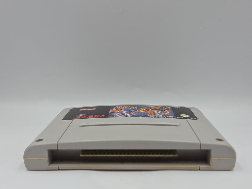 SNES Super Nintendo Spiel Saturday Night Slammasters Modul EUR