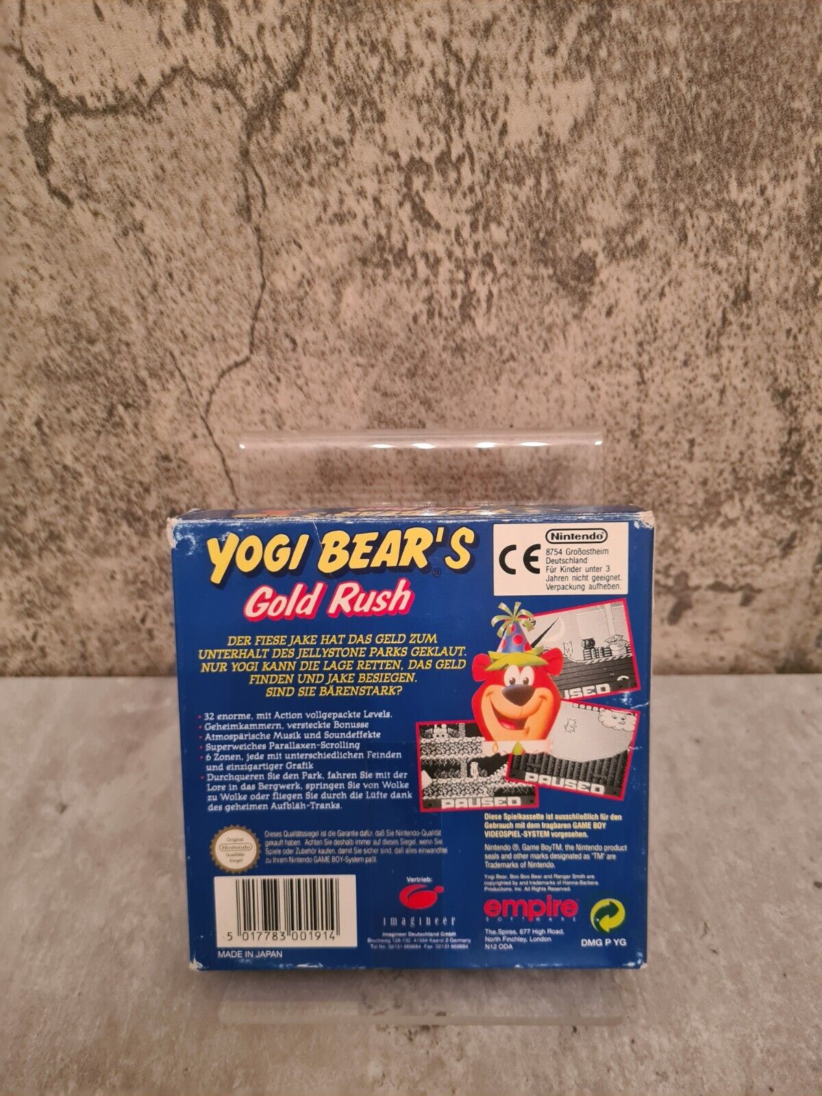 Nintendo Game Boy Classic Yogi Bear's Gold Rush mit OVP und Anleitung NOE - T-Retro-Games 