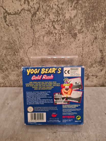 Nintendo Game Boy Classic Yogi Bear's Gold Rush mit OVP und Anleitung NOE - T-Retro-Games 