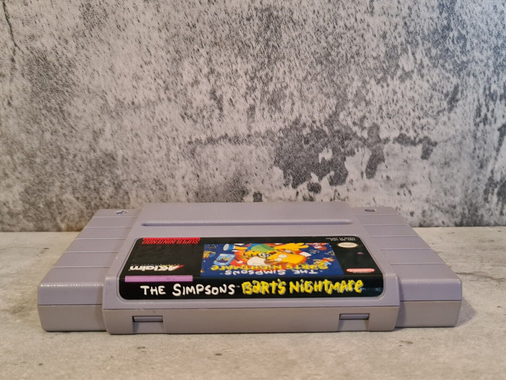 SNES Super Nintendo The Simpsons Bart's Nightmare NTSC USA Modul - T-Retro-Games 