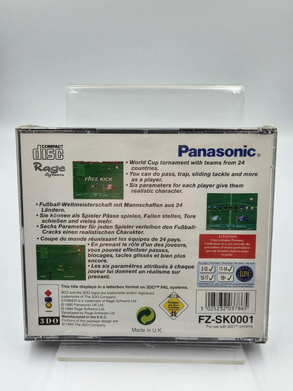 3DO Spiel Striker World Cup Special Sealed Neu New PAL Multilingual