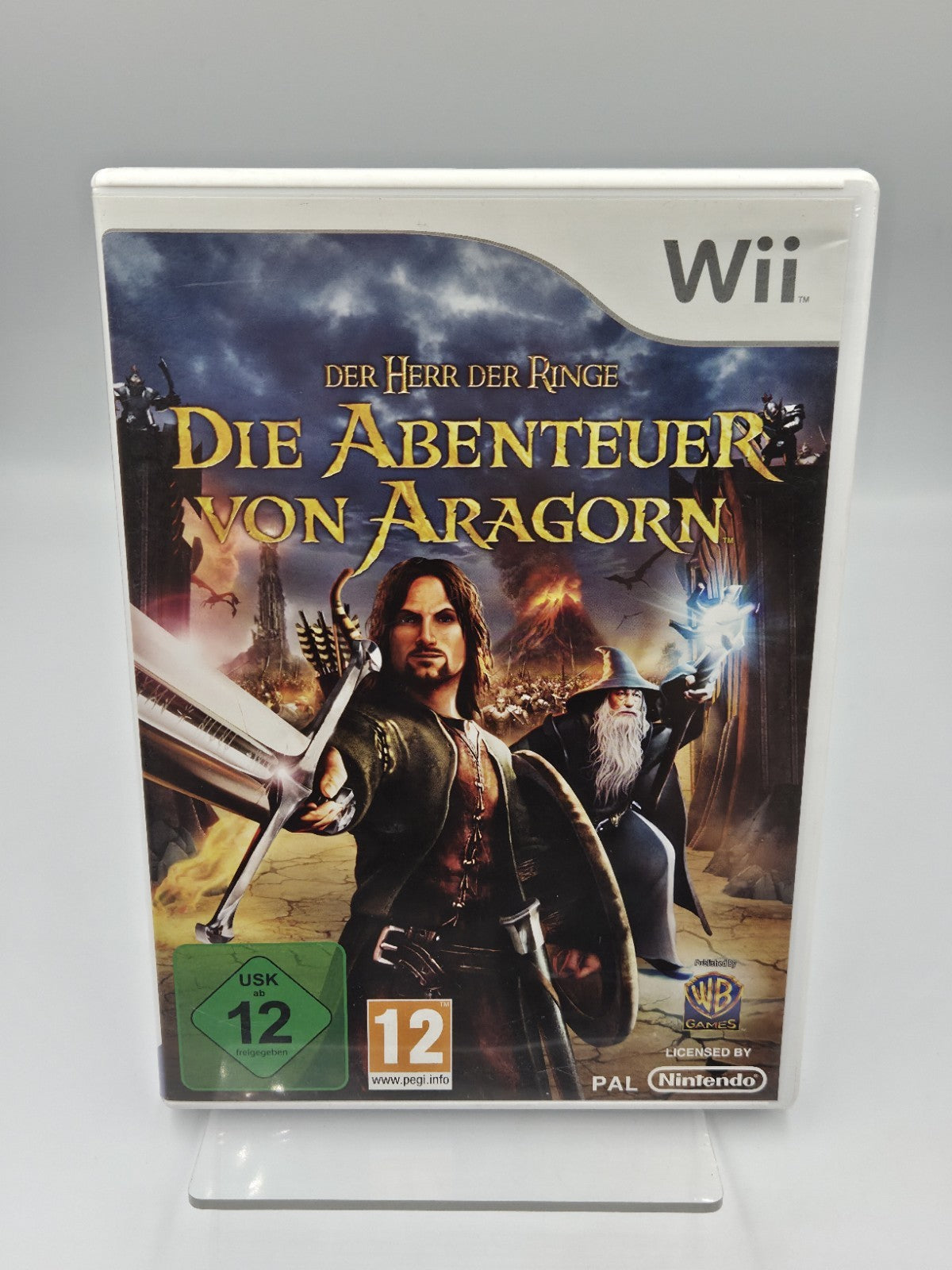 Nintendo Wii Spiel Die Abenteuer von Aragorn mit OVP und Anleitung NOE