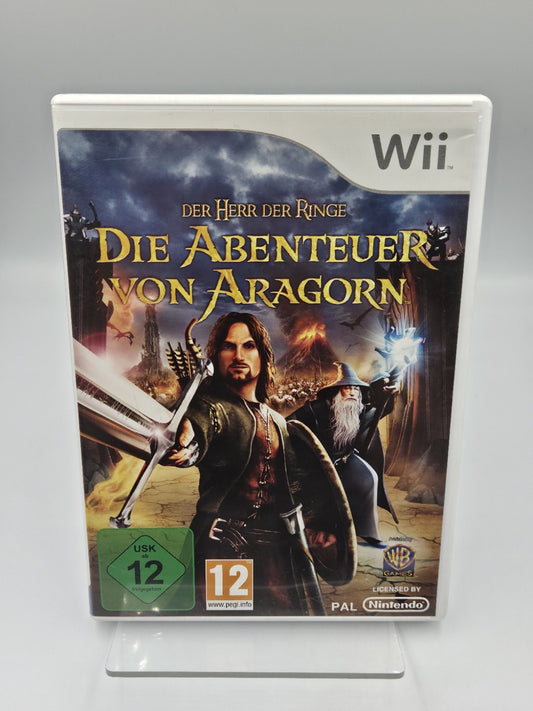 Nintendo Wii Spiel Die Abenteuer von Aragorn mit OVP und Anleitung NOE