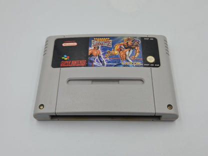 SNES Super Nintendo Spiel Saturday Night Slammasters mit OVP und Anleitung EUR