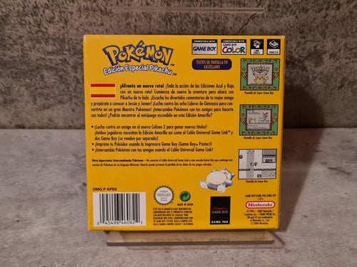 Game Boy Pokemon Ediciòn Especial Pikachu mit OVP und Anleitung ESP - T-Retro-Games 