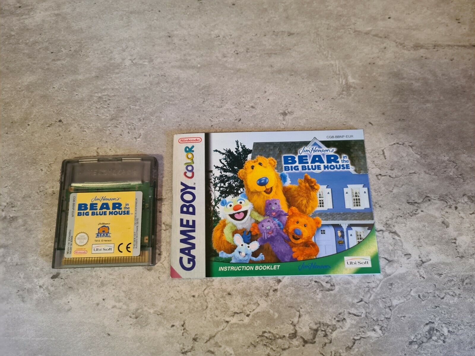 Nintendo Game Boy Color Bear in the Big Blue House mit OVP und Anleitung EUR - T-Retro-Games 