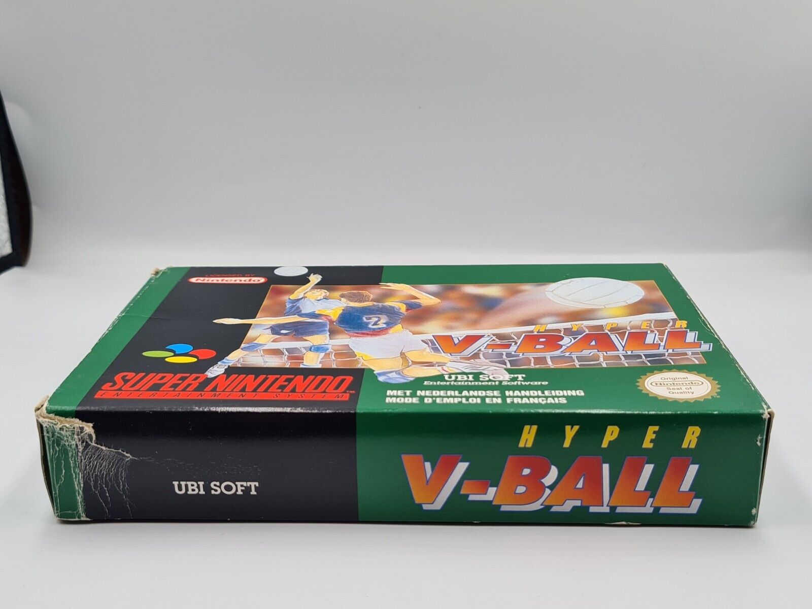 SNES Super Nintendo Hyper V-Ball mit OVP und Anleitung FAH - T-Retro-Games 