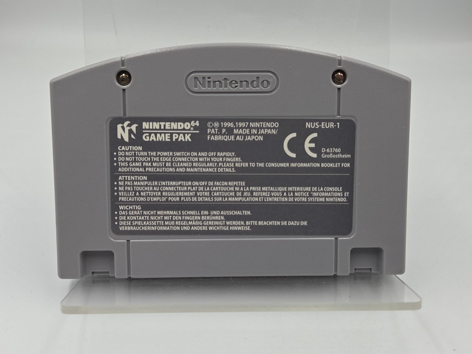 N64 Nintendo 64 Spiel Paper Mario Modul EUR