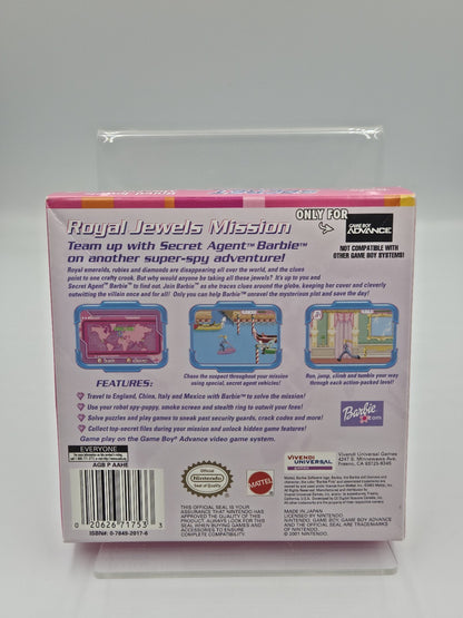Game Boy Advance Barbie Secret Agent Royal Jewels Mission + OVP + Anleitung USA