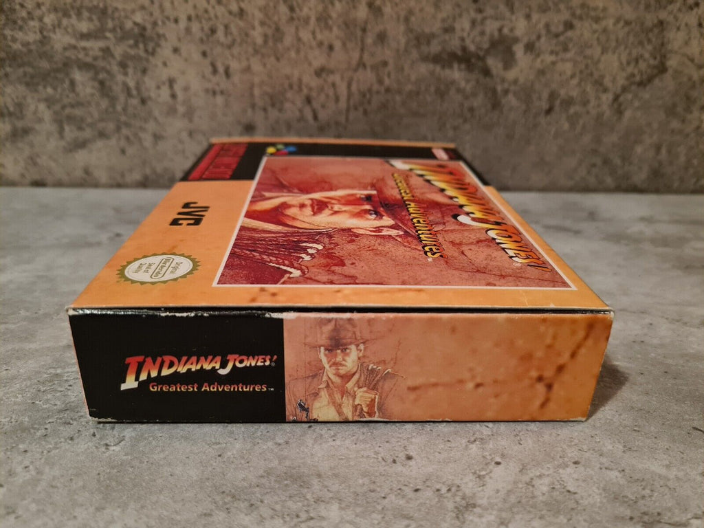 SNES Super Nintendo Indiana Jones Greatest Adventures mit OVP und Anleitung EUR - T-Retro-Games 