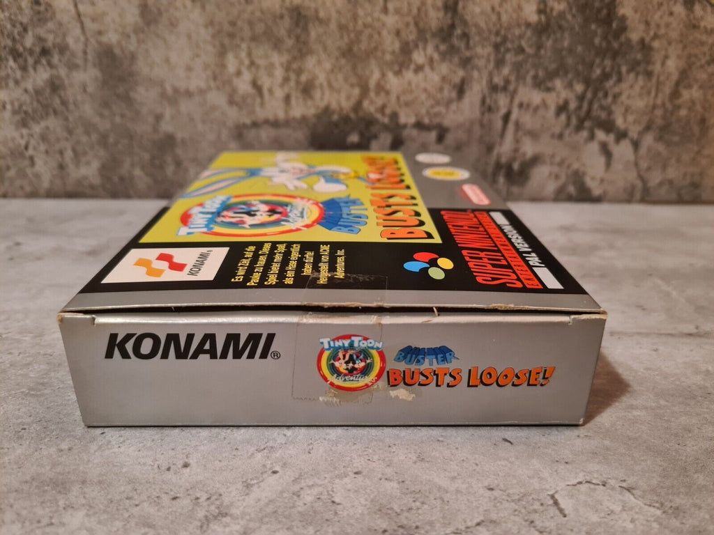 SNES Tiny Toon Adventures Buster Busts Loose mit OVP und Anleitung NOE - T-Retro-Games 