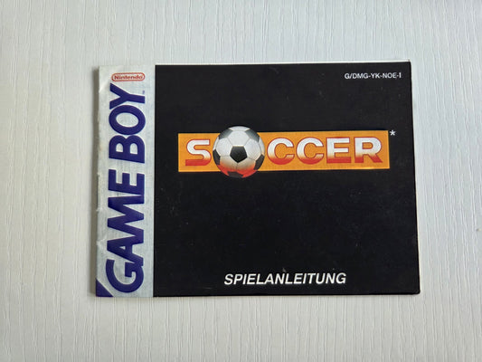 Nintendo Game Boy Classic Soccer Spielanleitung Instruction Booklet NOE