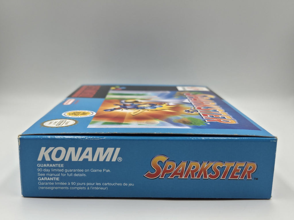 SNES Super Nintendo Spiel Sparkster mit OVP und Anleitung EUR