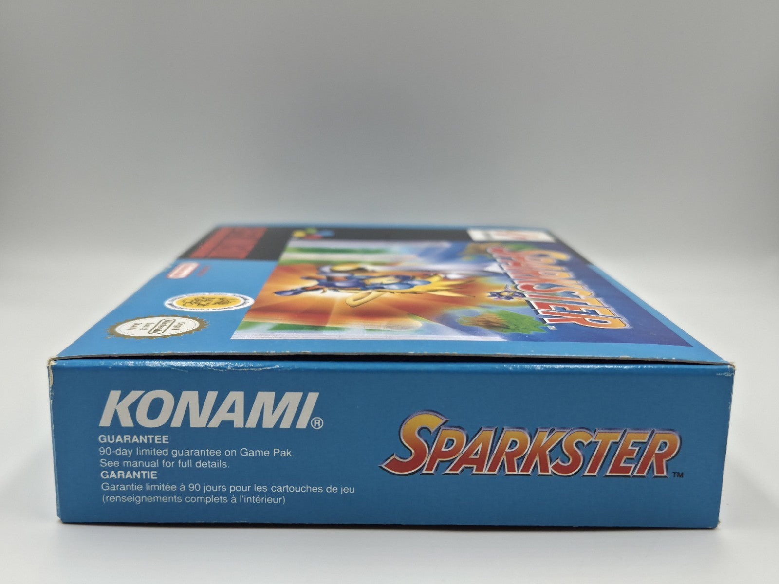 SNES Super Nintendo Spiel Sparkster mit OVP und Anleitung EUR