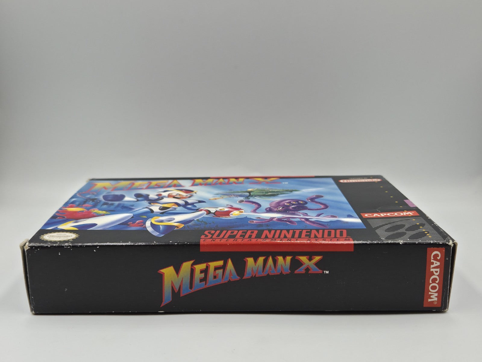 SNES Super Nintendo Mega Man X mit OVP und Anleitung NTSC USA