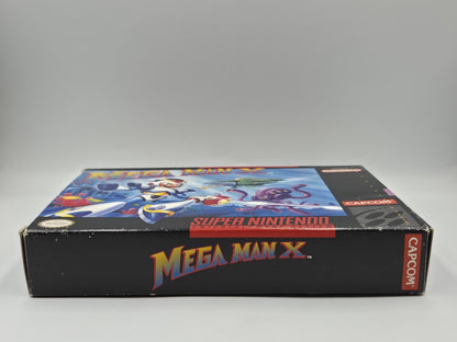 SNES Super Nintendo Mega Man X mit OVP und Anleitung NTSC USA