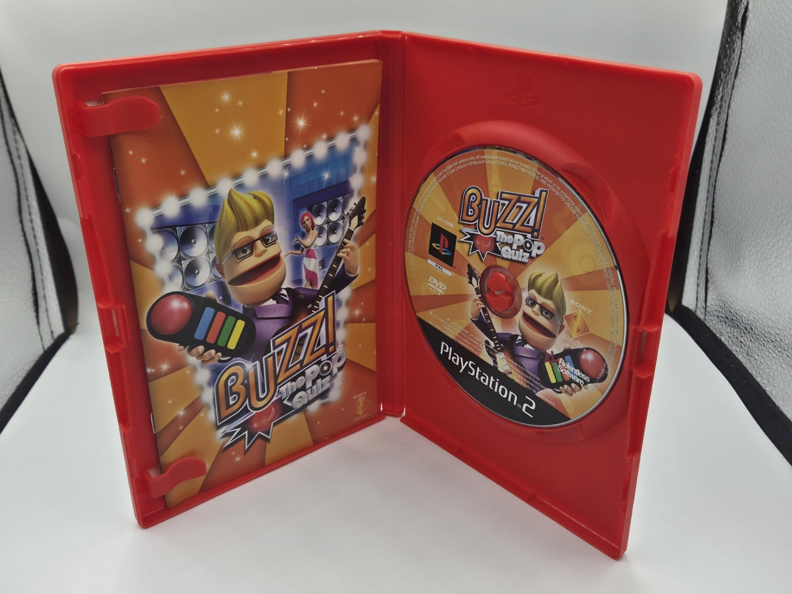 PS2 Playstation 2 Spiel Buzz! The Pop Quiz mit OVP und Anleitung Multilingual