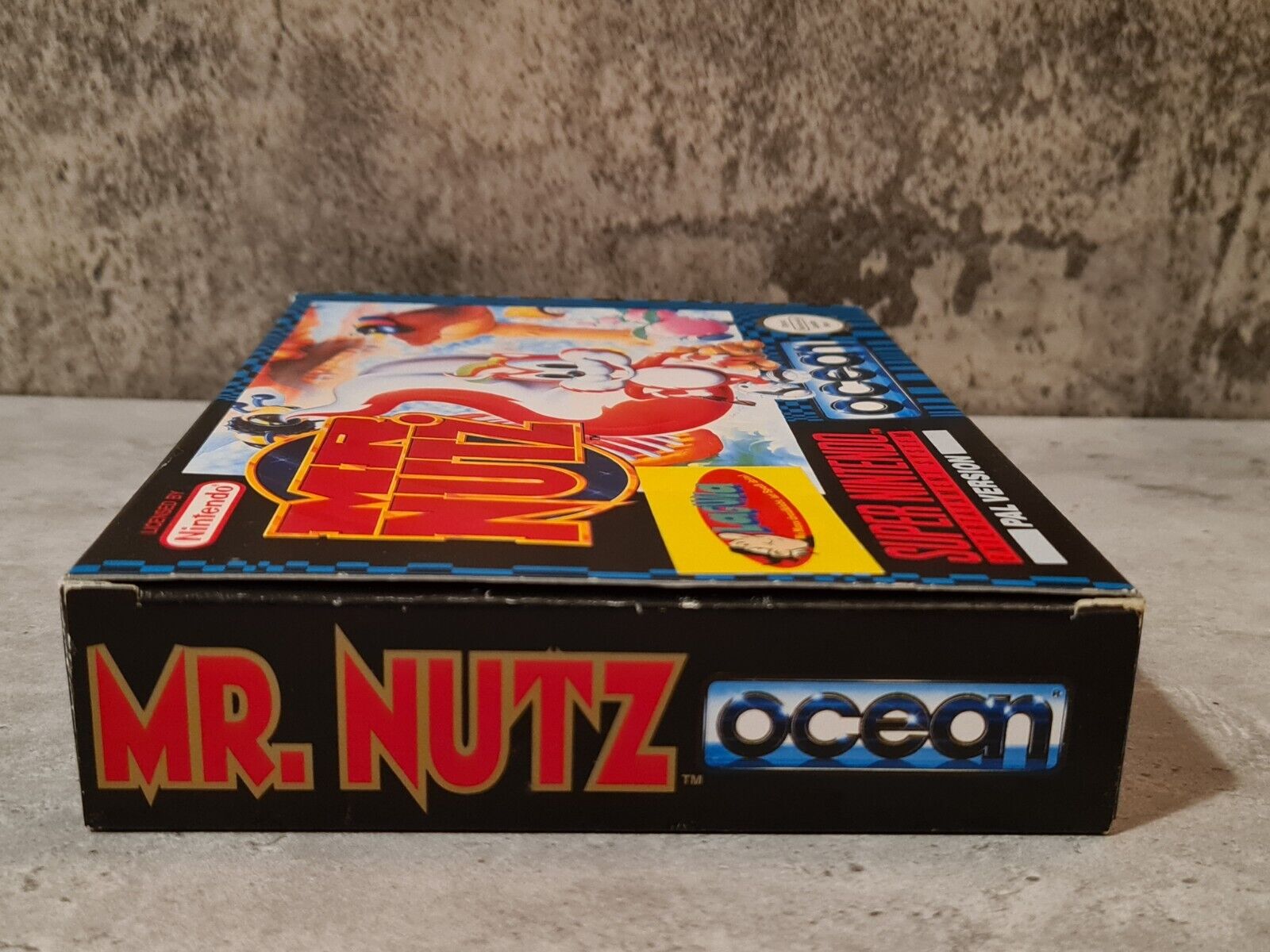 SNES Super Nintendo Mr. Nutz mit OVP und Anleitung NOE - T-Retro-Games 