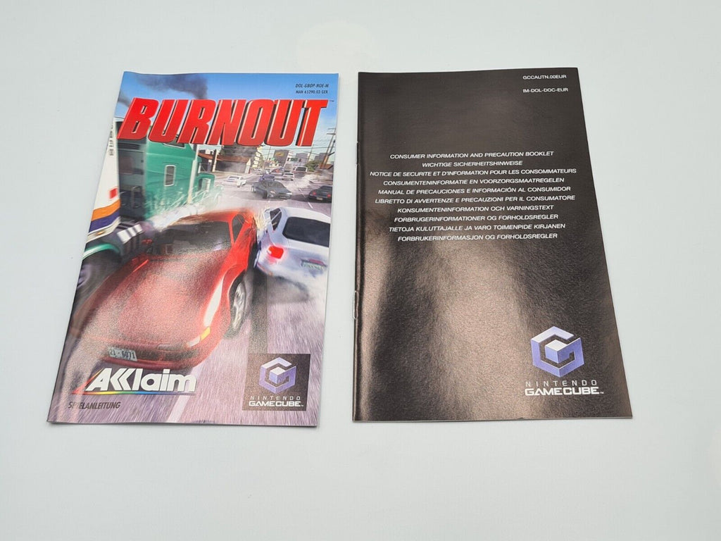 Nintendo GameCube Burnout mit OVP und Anleitung NOE - T-Retro-Games 
