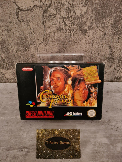 SNES Super Nintendo Cutthroat Island mit OVP und Anleitung EUR - T-Retro-Games 