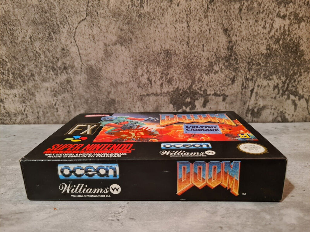 SNES Super Nintendo Doom FAH New Old Stock - T-Retro-Games 