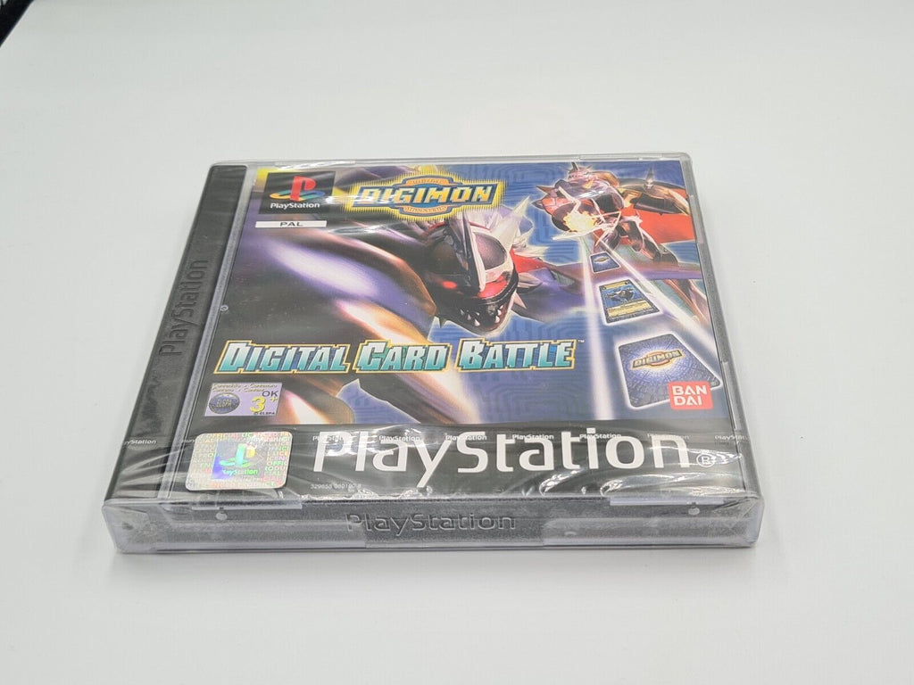 PS1 Playstation 1 Digimon Digital Card Battle Sealed Neu New Englisch - T-Retro-Games 