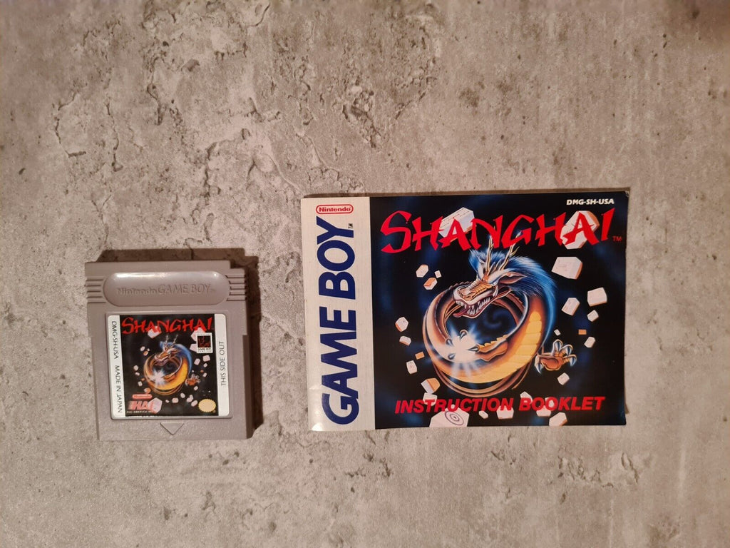 Nintendo Game Boy Classic Shanghai mit OVP und Anleitung USA - T-Retro-Games 