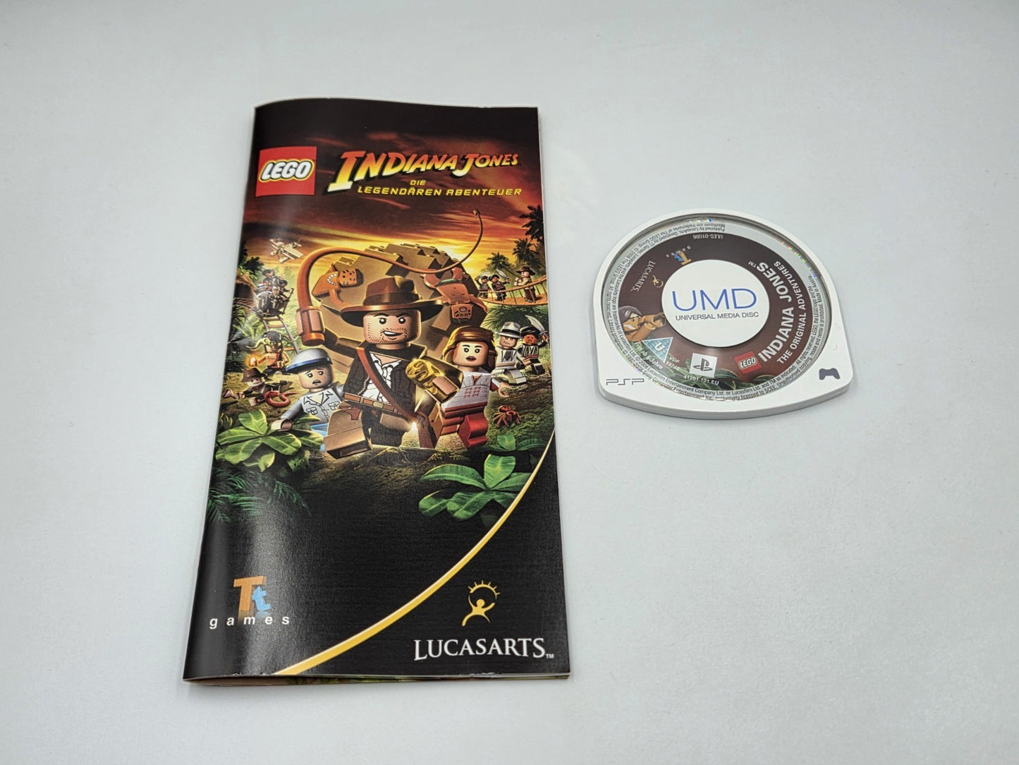 Sony PSP Lego Indiana Jones die legendären Abenteuer mit OVP und Anleitung