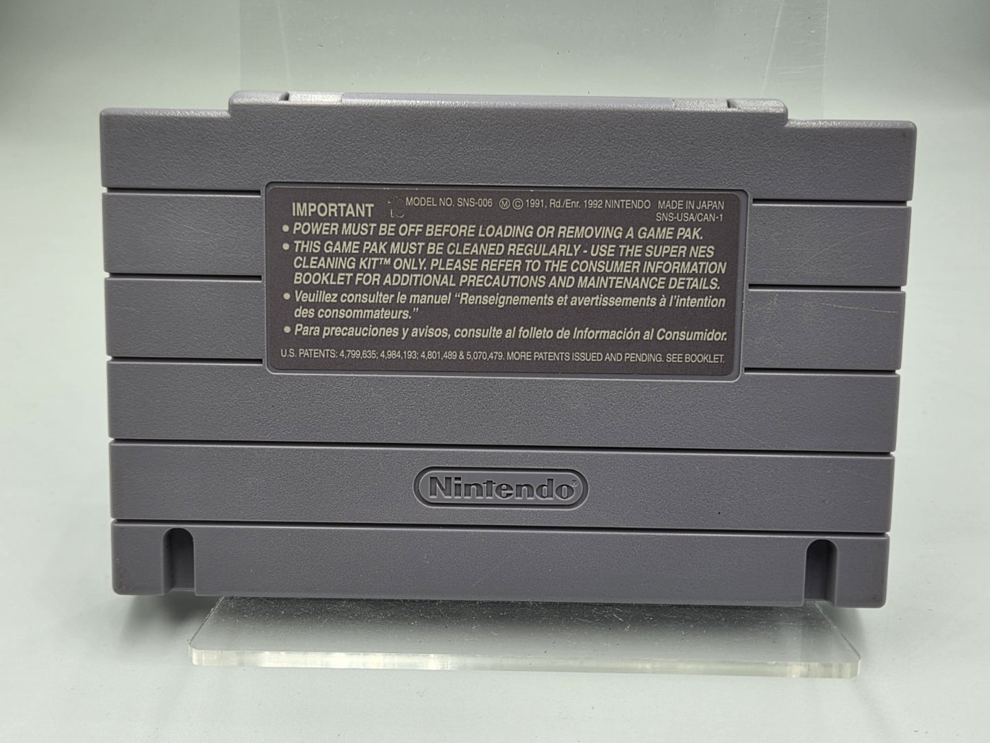 SNES Super Nintendo Aero The Acro-Bat 2 NTSC USA Modul