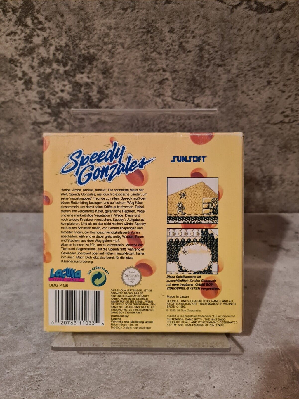 Nintendo Game Boy Classic Speedy Gonzales mit OVP und Anleitung NOE - T-Retro-Games 